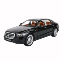 BENZ 벤츠 S600L S클래스 7세대 디자인 1대22 자동차 미니카 모형 다이캐스트 청년K쇼핑, 블랙