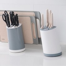 싱크대 칼꽂이 도마 보관대 칼거치 보관통 칼집 조리 도구 수납 정리, 그레이