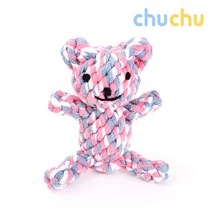 츄츄 실타래 강아지 장난감, 1개, 곰돌이