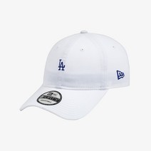 뉴에라 MLB 워시드 미니 로고 LA 다저스 언스트럭쳐 볼캡 화이트 13086346, 없음
