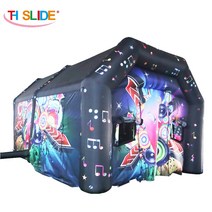 호별 무료 공기 선박! 2023 최신 LED 디스코 조명 나이트 클럽 텐트 6x4m 풍선 파티 클럽 판매, 1.6x4x3m oxford