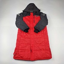 카파 패딩점퍼 빈티지 로고 경량 롱파카 M 남자 배색