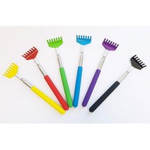 스텐등긁개 휴대용 등긁개 길이조절 효도손 롱효자손, 1개, 대나무구두주걱 단일