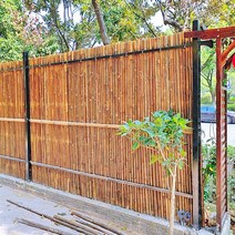 대나무울타리 펜스 일복식 담장 벽면 조경 마당꾸미기, 백죽 높이 150cmx너비 200cm