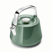 Caraway 1.9L2쿼트 휘슬링 찻주전자 - 내구성 있는 스테인리스 스틸 빠른 끓임 스토브탑 무관성 무독성 PTFE 및 PFOA 프리 냄비 홀더 포함 마리골드 123874, Sage