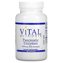 Vital Nutrients 췌장 효소 500mg 캡슐 90정, 1개