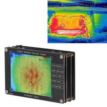 열화상카메라 온도 카메라 체온계 적외선 2.8 인치 LCD 디지털 열 화상 카메라 배터리 포함 다기능 온도, 한개옵션0