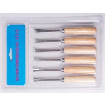 우드카빙키트 나무 조각 컷 나이프 도구 세트 6 개/대 딱따구리 DIY 핸드 툴 치즐 목공, 한개옵션0