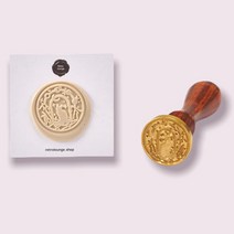 클래식 씰 스템프 달고양이, 1개, 잉크 색상