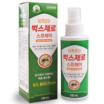 벅스 제로 (이카리딘) 100ml 스프레이형 모기 털진드기 기피제, 3개