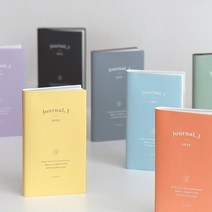 2023 저널J 다이어리 먼슬리 슬림 플래너 스케줄러 날짜형 회사 업무용 스케줄 일정 관리 가죽커버 핸디형, 07 스모크 네이비