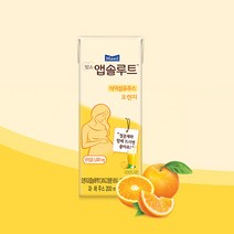 맘스 앱솔루트 식이섬유 주스 오렌지 200ml 24팩, 24개