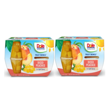 돌 다이스 컵 복숭아 16개입, 2팩, 1808g