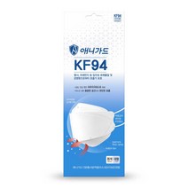 애니가드 황사 방역용 마스크 대형 KF94, 50개입, 1개, 화이트