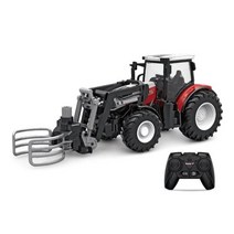 RC Car RC 농장 자동차 트랙터 트레일러 24G 무선 제어 농업 시뮬레이터 트럭 미니어처 농부 동물 모델 장난감 어린이 소년, Model 3