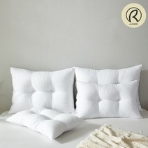 리치앤홈 폭신폭신 빨아쓰는 1+1 경추베개솜 40x60
