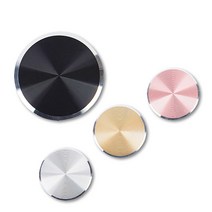 휴대폰 마그네틱 거치대용 메탈 플레이트 자석거치대 CD패턴, 골드