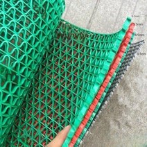 바닥깔판 화장실 건식화장실 플라스틱깔판 미끄럼방지 목욕탕 발판 욕조, 120cmx300cm, 빨간색-5.5mm두께로두꺼워짐