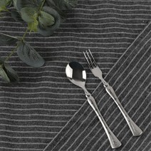 식당 고급 가게 스테인리스 수저 아기스푼 양식기포크 경품 결혼식답례품 예쁜, 4-1스킬라티스푼2p, 상세페이지참조