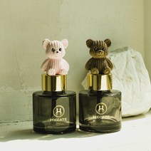 헤카테 차량용 곰돌이 디퓨저, 클린코튼, 핑크