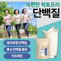 유당불내증프로틴 단백질분말 동물성단백질 500g 근육감소증 류신효능 노인단백질, 6통(12~13주 분량 약 3개월분)