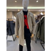 이지오 이지오 EZIO 20 SS 기본 베이지 레터링 라이닝 트렌치코트 EC1HC70131 (P000883068)