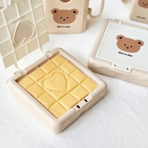 아가드 아가드x돗투돗 아기 치즈컷팅기 유아 치즈 케이스 컷팅 보관, 1개, 돗꼼