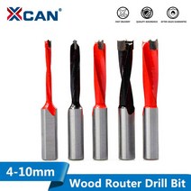 건식코아드릴 XCAN-좌우 회전 목재 드릴 비트 4-10mm 2 플루트 구멍 커터 라우터 1 개, 5x70R