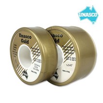 MDF6199 Unasco 유나스코 골드 초고밀도 테프론 테이프 12.7mm (초고밀도/테프론/나사씰/국물맛이좋은어묵)