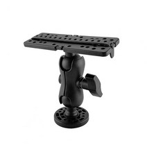 어군 탐지기 어탐기 어신 감지기 Fish Finder Portable Stable Detector Effective Swivel Ball Mount Mari, 01 Black