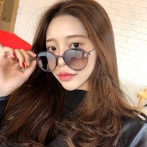 스타일자키 UV차단 스퀘어라운드 뿔테 선글라스 (3color)
