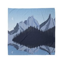 Lunarable 남녀공용 반다나 스카프, Pale Blue Dark Blue