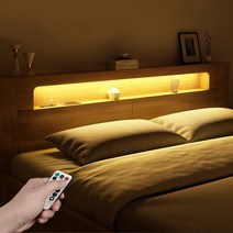 LED 리모컨 간접조명 커튼박스 침대 무드등 인테리어 주방 취침등 싱크대 붙이는 조명, 5M, 주야간 센서형, 간접조명 화이트