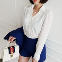 금찌 금찌 1 헤레나 쉬폰 블라우스 ST2831B