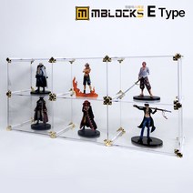레고장식장 피규어진열장 건담진열장 아크릴장식장 엠블럭 스페셜 E타입 2층X3칸 6칸형(앞/뒤덮개포함), 05.스페셜E타입2층X3칸 6칸형(프리미엄 흰색+골드)
