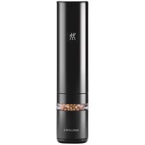 ZWILLING 엔피니니 53103-701 전기 제분소 소금 후추 블랙, 1개, 블랙이에요.ml