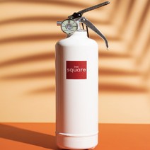 아르크 차량용 1kg 유광 디자인소화기 분말 ABC소화기-화이트