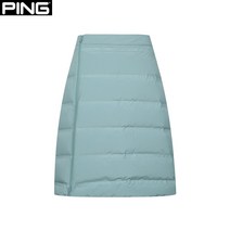핑 겨울 민트 여성 뒷밴드 구스 다운 미디 큐롯 스커트 121B4PC482_MT