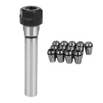목공기계 부품CNC C20-ER20A-100L 직선형 섕크 척 스프링 콜릿 드릴링 밀링 팩 14 개, 01 금