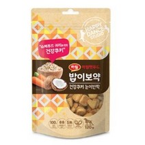 밥이보약 하림펫푸드 건강쿠키 눈이반짝 강아지 간식 120g, 귀리, 1개