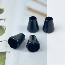 헤세드 NEW) 15mm 합금 삼각벨 스트링벨 스트링 마감장식 (4개), 매트블랙