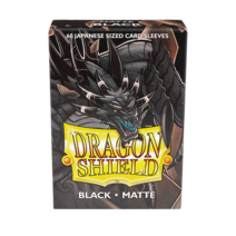드래곤 쉴드 60 개/상자 YGO 게임 카드 슬리브 일본 유-Gi-Oh 작은 크기 미니 보드 수호자 커버, 02 matte black