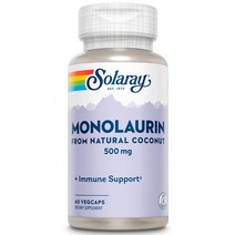 솔라레이 모노라우린 500mg 60캡슐, 1개, 60정