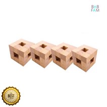 초등 1단계 원목 맹거스펀지 만들기 4인용 상상력발달 이사선물 유치원교구