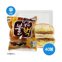 대신 냉동 불갈비고기벅 햄버거 135g x 40개입 PC방 학교매점 무인판매점 브런치 또와몰53, 대신불갈비벅x40개