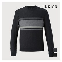 인디안 INDIAN 남성 한 기장 라운드 티셔츠_MIUBRXF8481