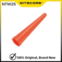 LED 신호봉 전자 호루라기 지시봉 호각 싸이렌 경광봉 Nitecore NTW25 LED 조명 디퓨저 교통 지팡이 콘 팁, 한개옵션0