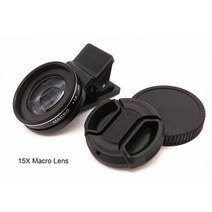 37MM 매크로 렌즈 4K HD 사진 카메라 렌즈 스마트폰용 30X, 한개옵션1, 15X Macro Lens