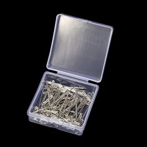시침핀 T핀 실고정 가발 시침 T자핀 바늘 가방 인형 만들기 5X5X2cm 50PCS
