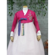 [한복 대여- 장미핑크] 하객 한복 결혼식 한복